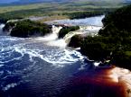 Canaima lagoon and the falls